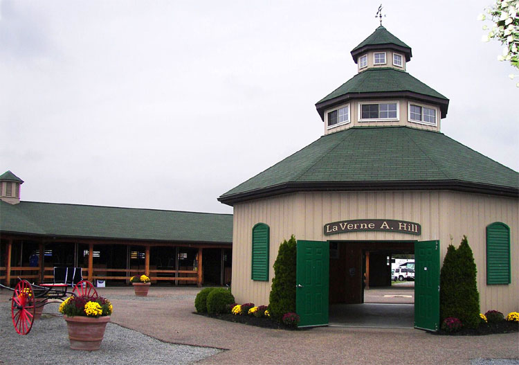 Little Brown Jug Race "LaVerne A. Hill, Jugette Barn" (Photo Credit: Toni Leland)
