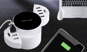 LESHP Foldable Smart USB Wall Charger